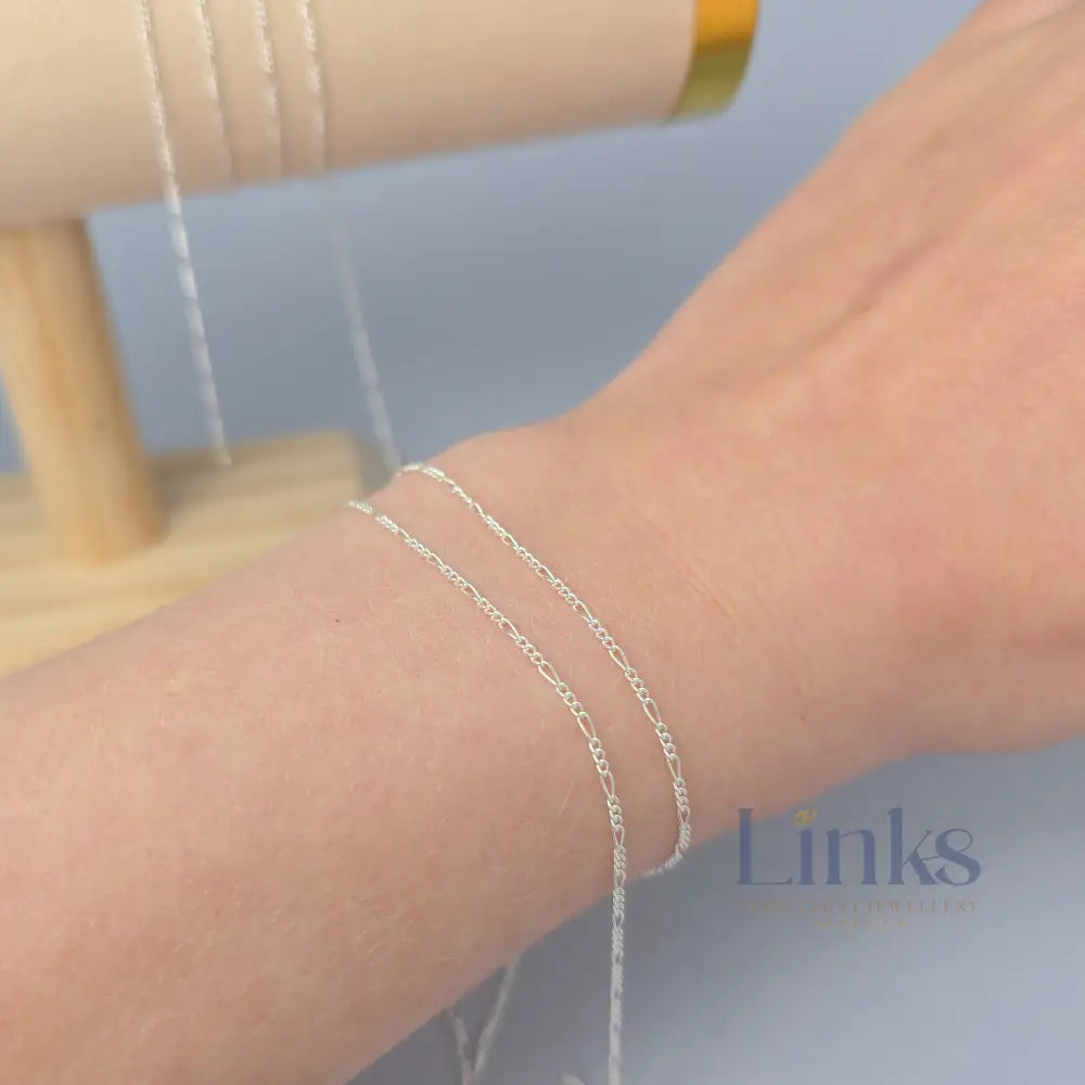 1.3mm Mini Figaro - 14k Gold Filled & 925 Sterling Silver