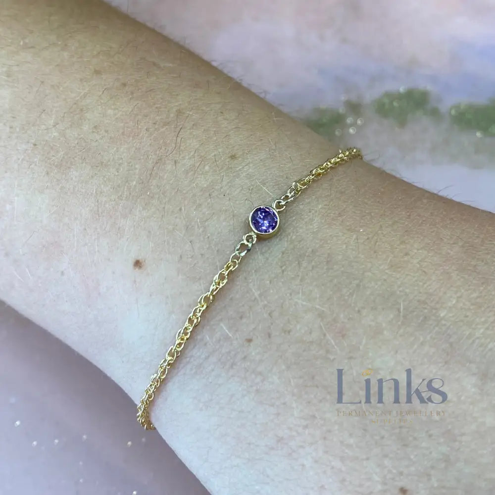 1.63mm 14K Gold Filled Rope Chain 1 meter