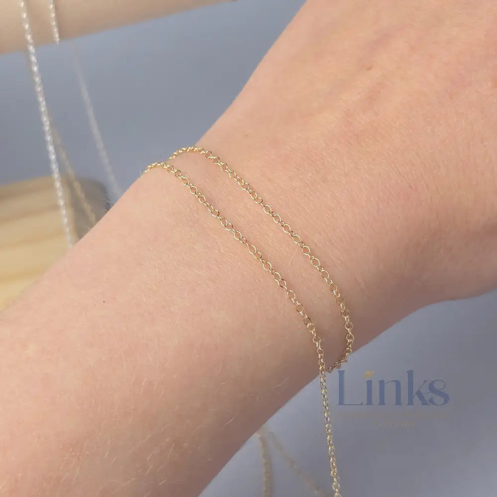 1.7mm Cable Chain - 14k Gold Filled & 925 Sterling Silver