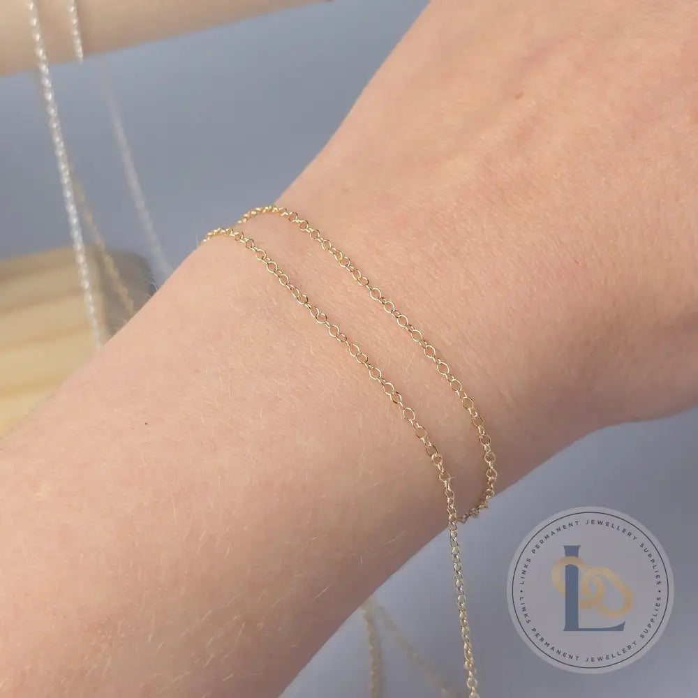 1.7mm Cable Chain - 14k Gold Filled & 925 Sterling Silver