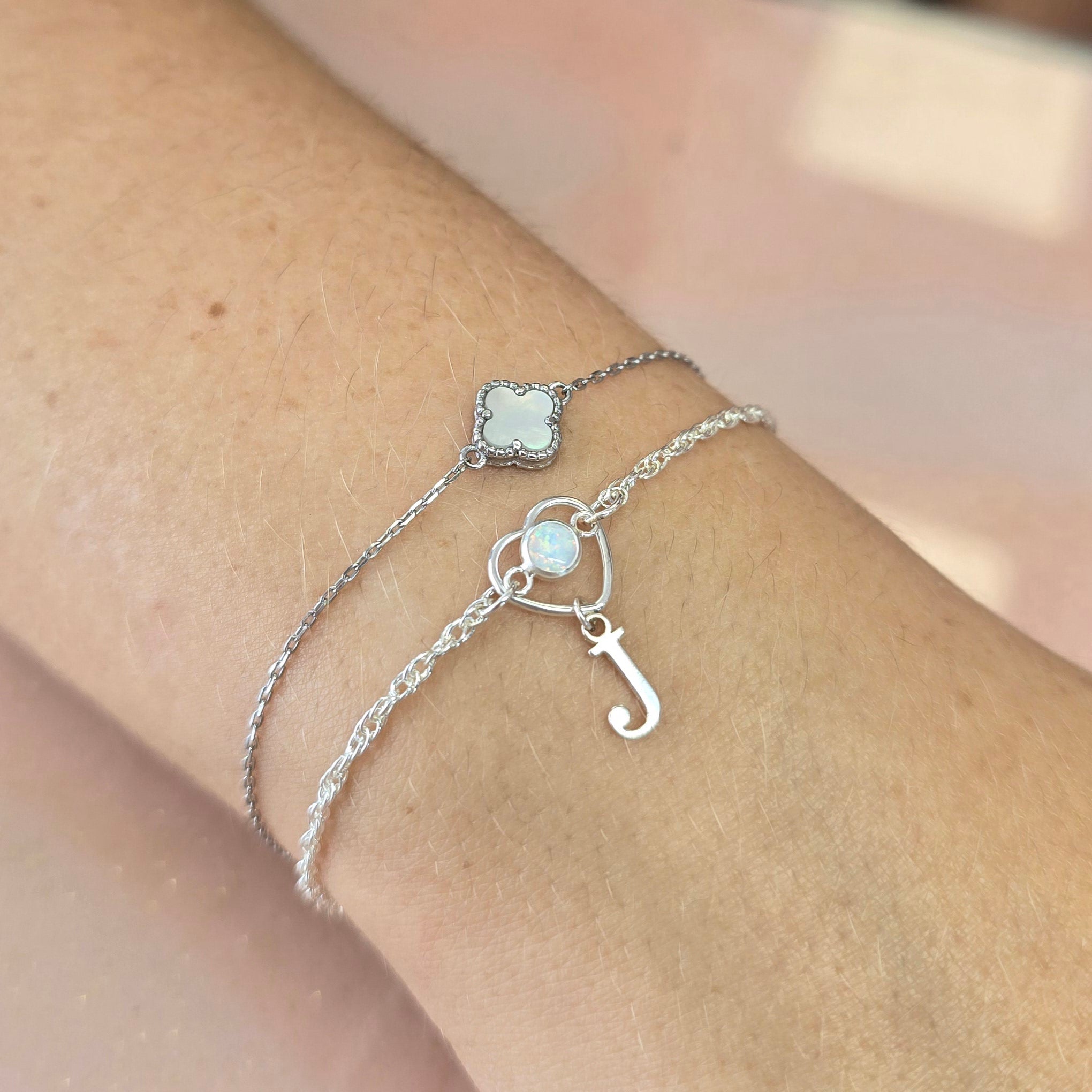 Sterling Silver Heart Connector