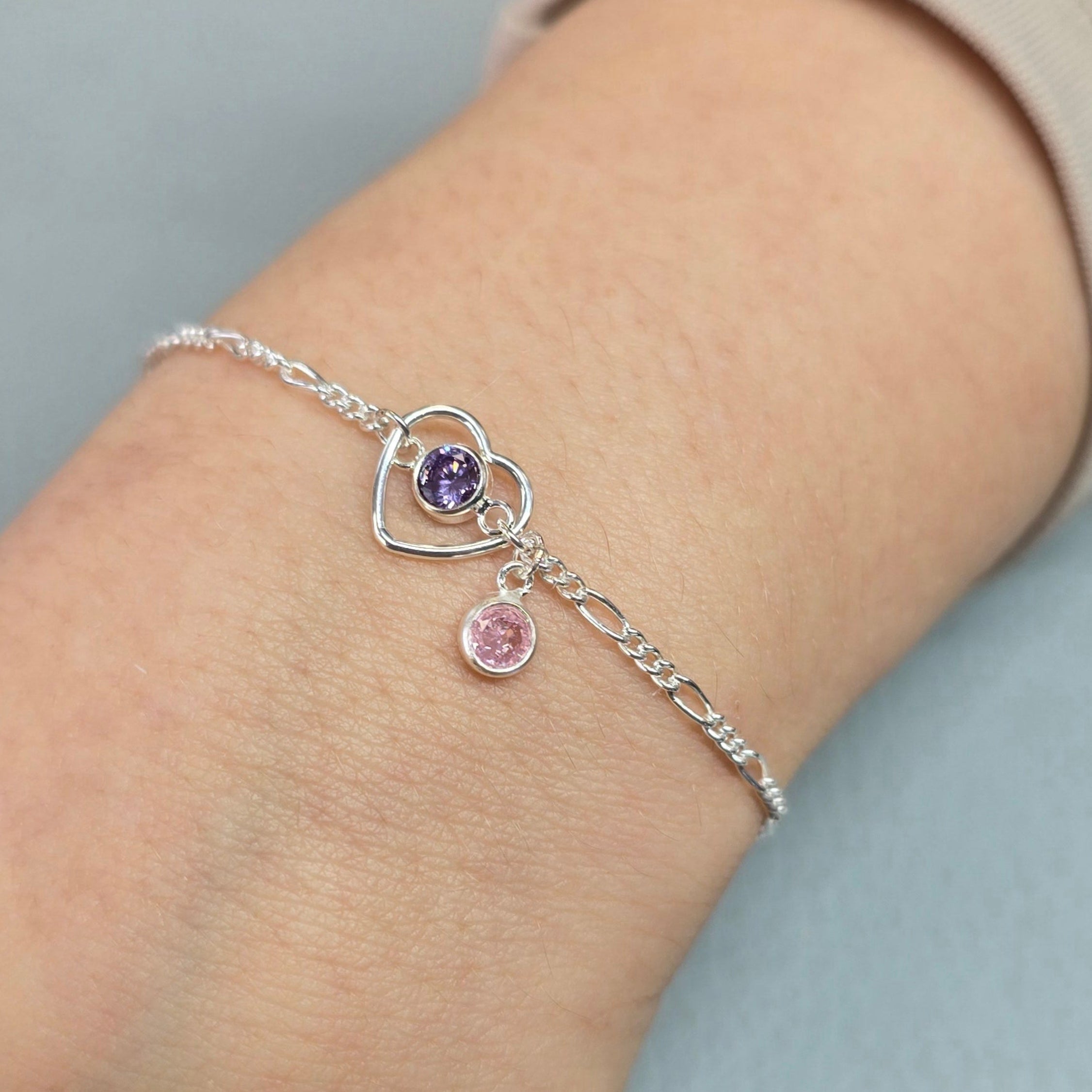 3mm & 4mm Round Birthstone Pendant Charm Charms
