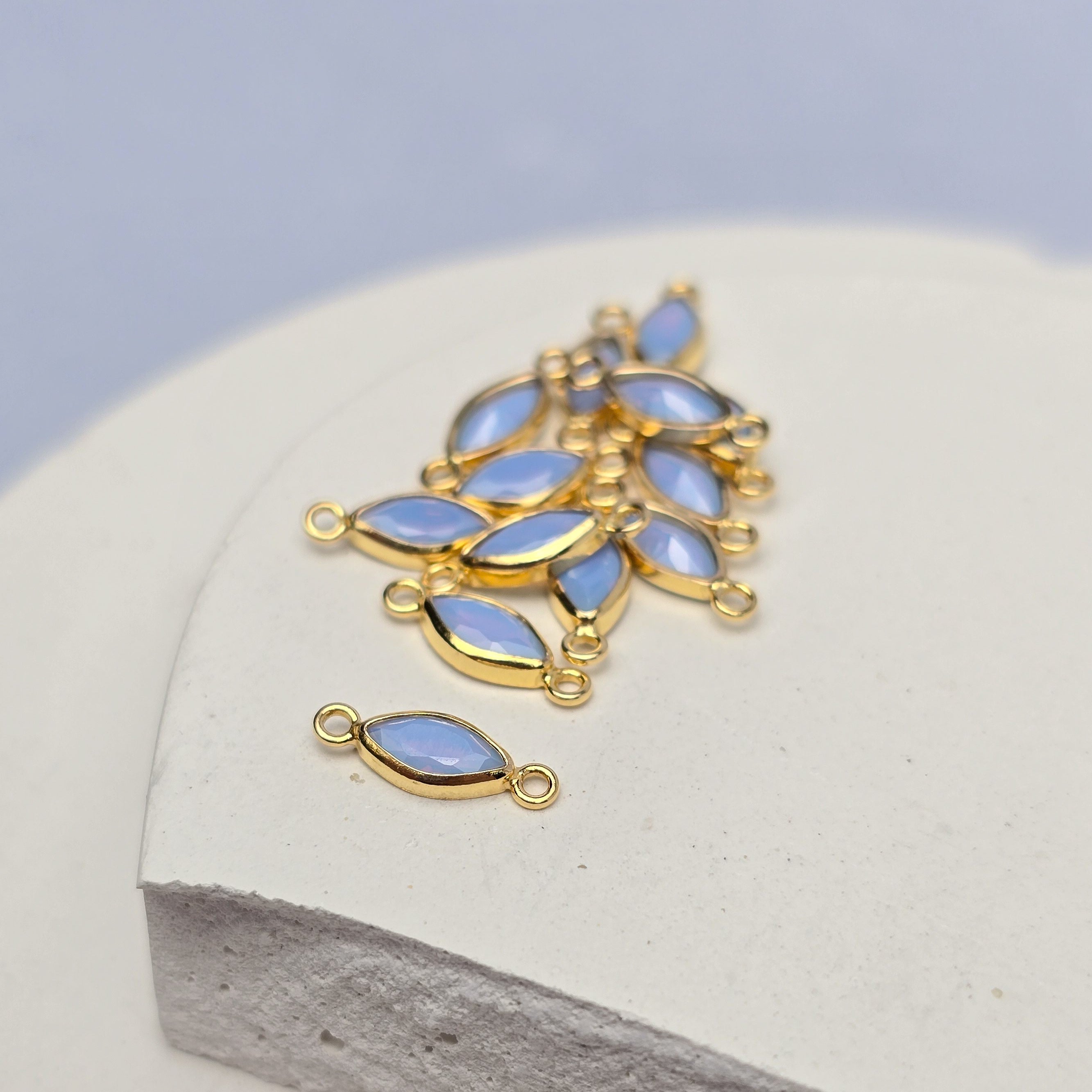 6mm Marquise Opal Connectors