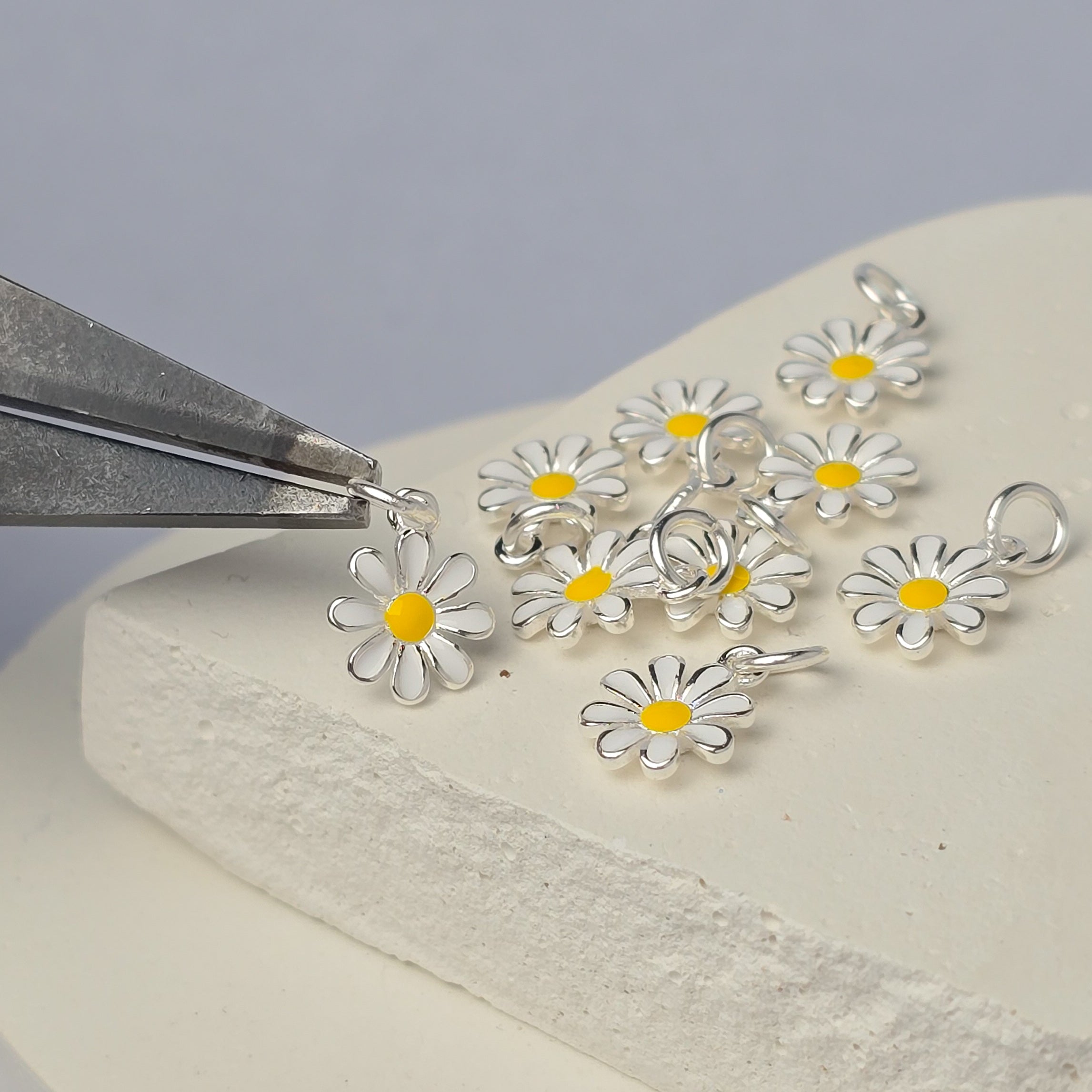 Sterling Silver Daisy Charm