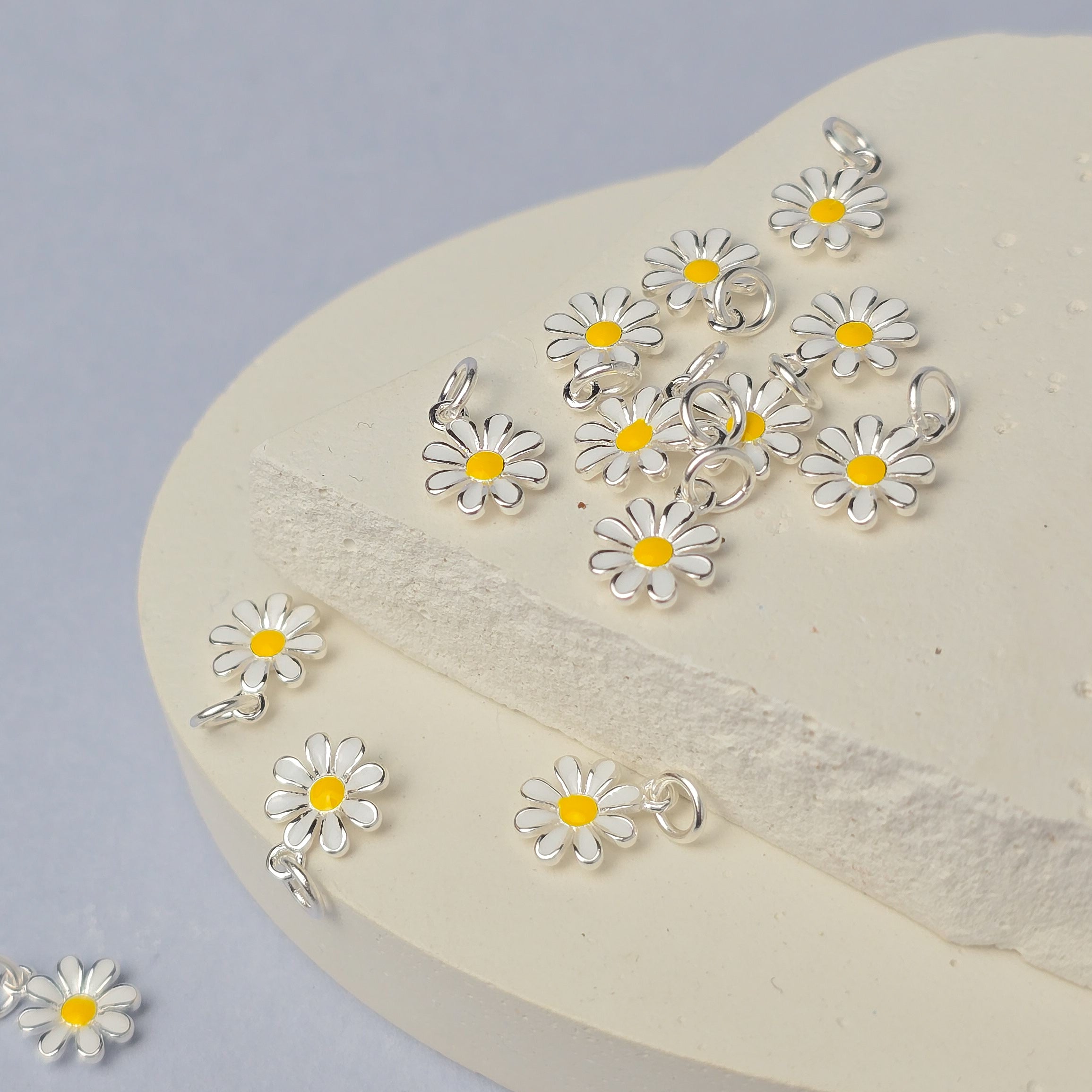 Sterling Silver Daisy Charm