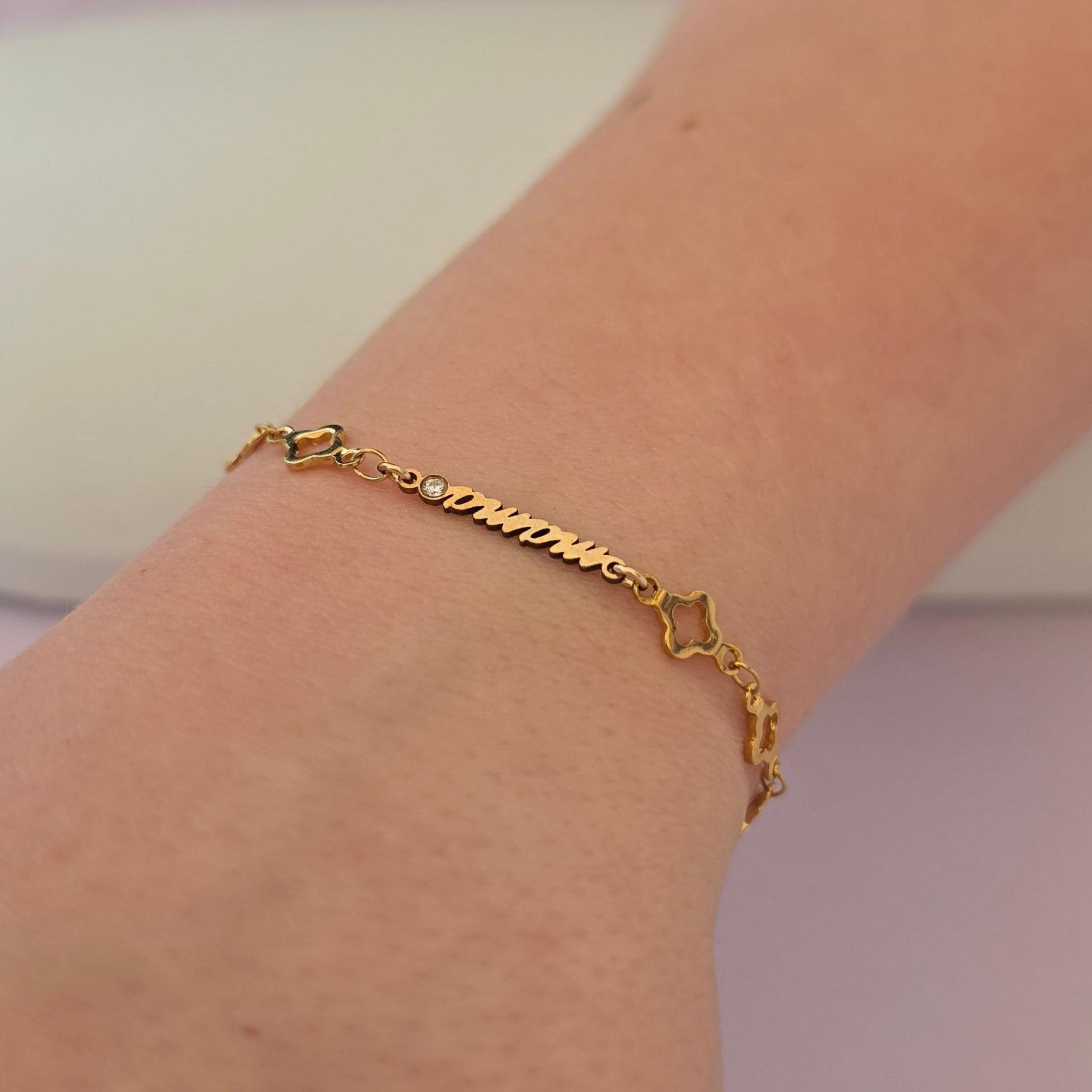 Mama Crystal Connector -14k Gold Filled / 925 Sterling Silver
