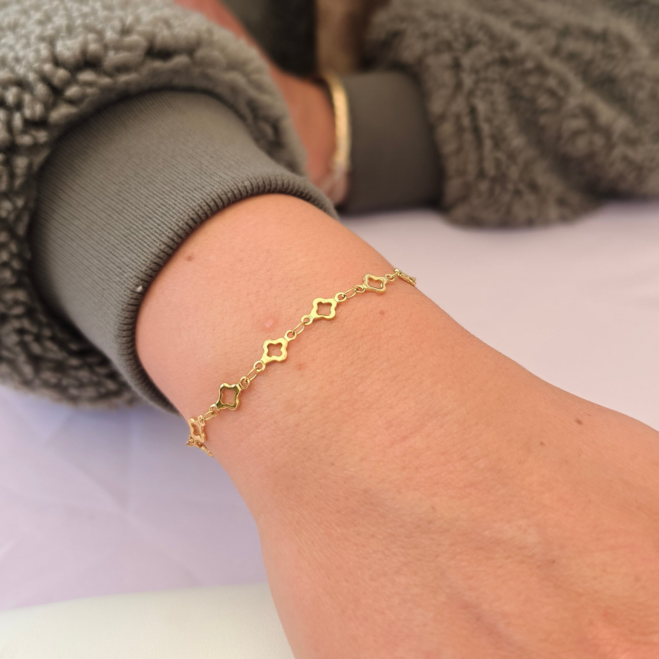 PVD Stainless Steel Clover Chain