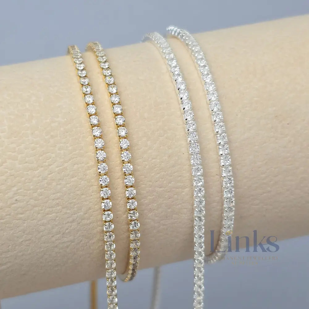 2mm Silver Tennis Chain