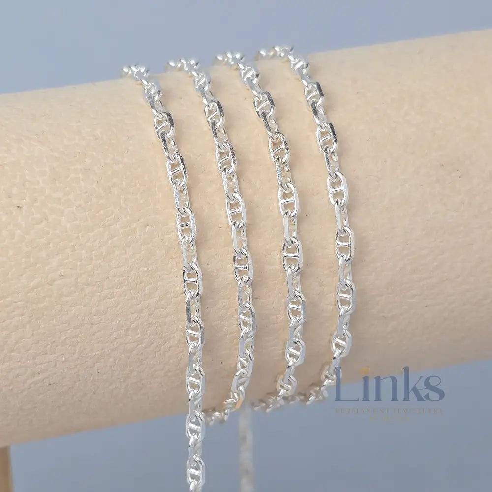 3mm Diamond Cut Mariner Chain