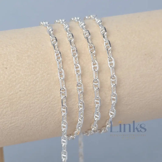 3mm Diamond Cut Mariner Chain