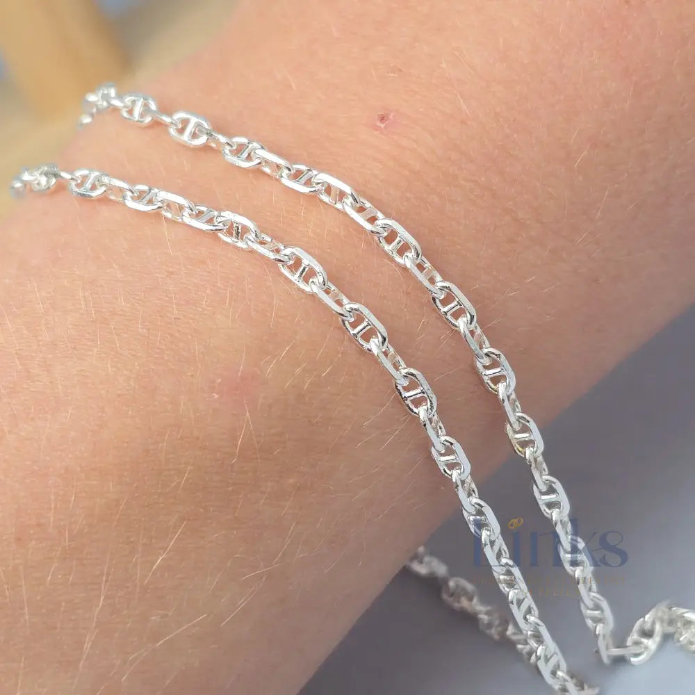 3mm Diamond Cut Mariner Chain