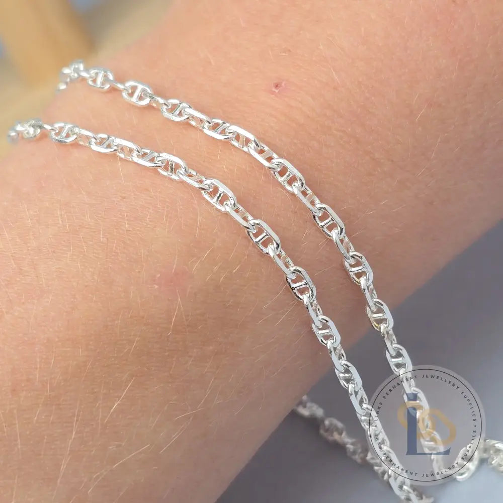 3mm Diamond Cut Mariner Chain