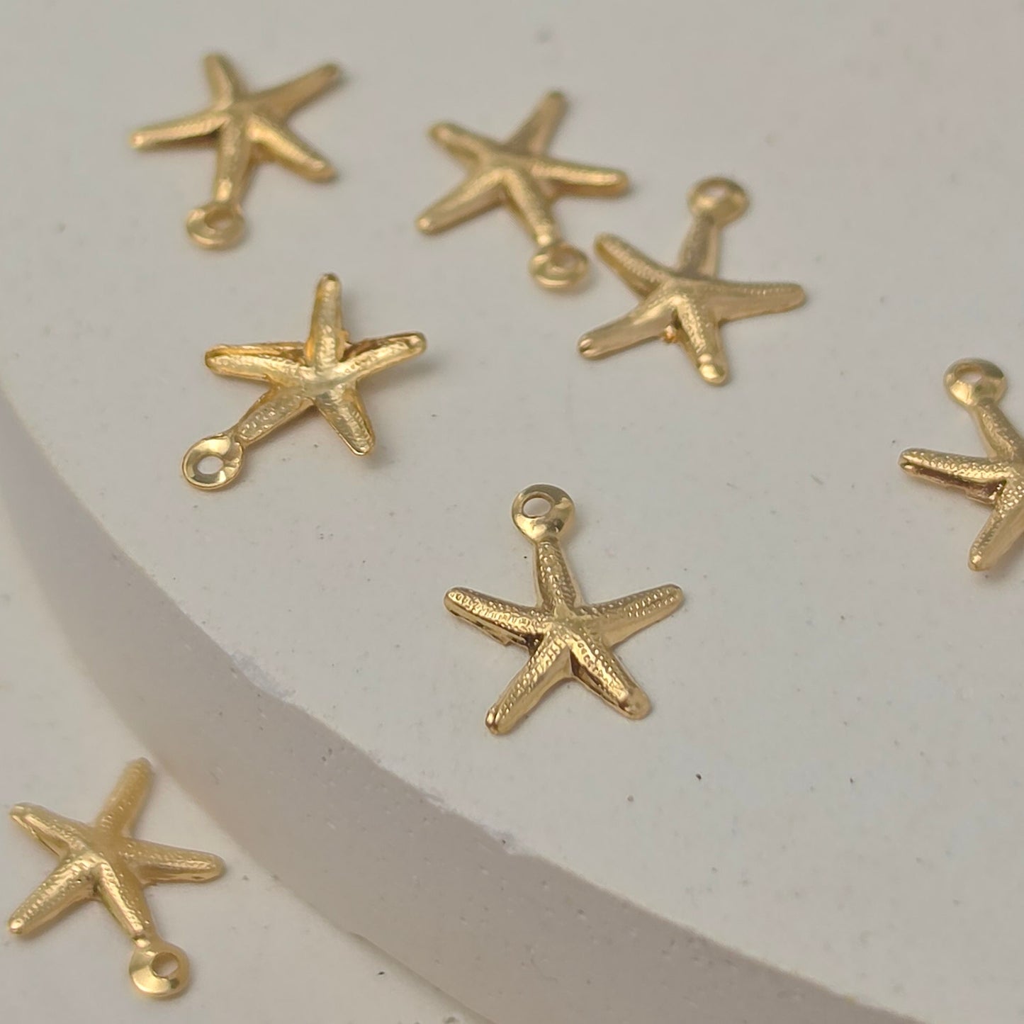 14k Gold Filled Starfish Charm