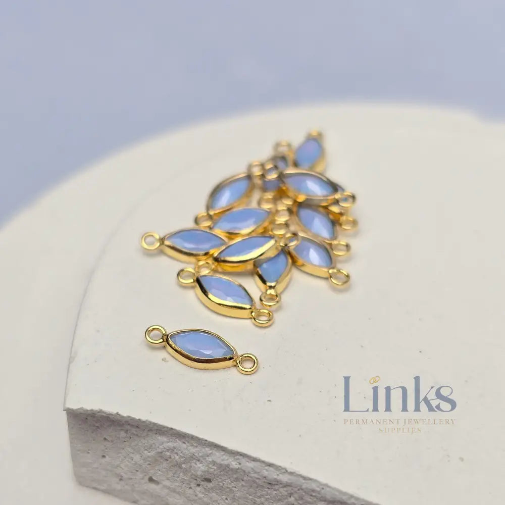 6mm Marquise Opal Connectors