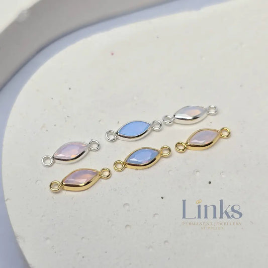6mm Marquise Opal Connectors