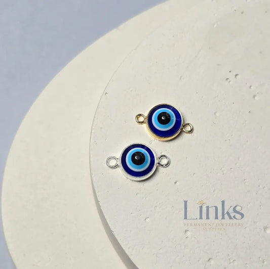 Blue Evil Eye Connector Charm