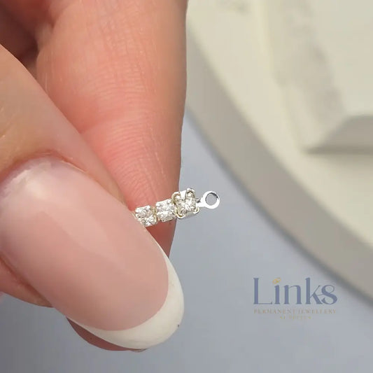 CZ Tennis Chain Clasps - (Pack of 10)