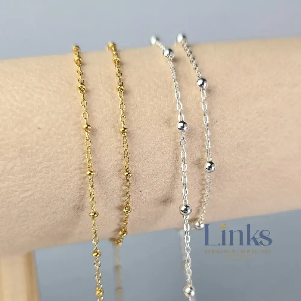 1.35mm Satellite Chain - 14K Gold Filled & 925 Sterling Silver