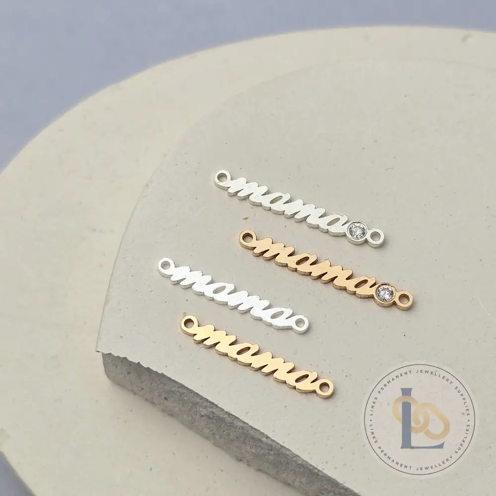 Mama Connector -14k Gold Filled & 925 Sterling Silver