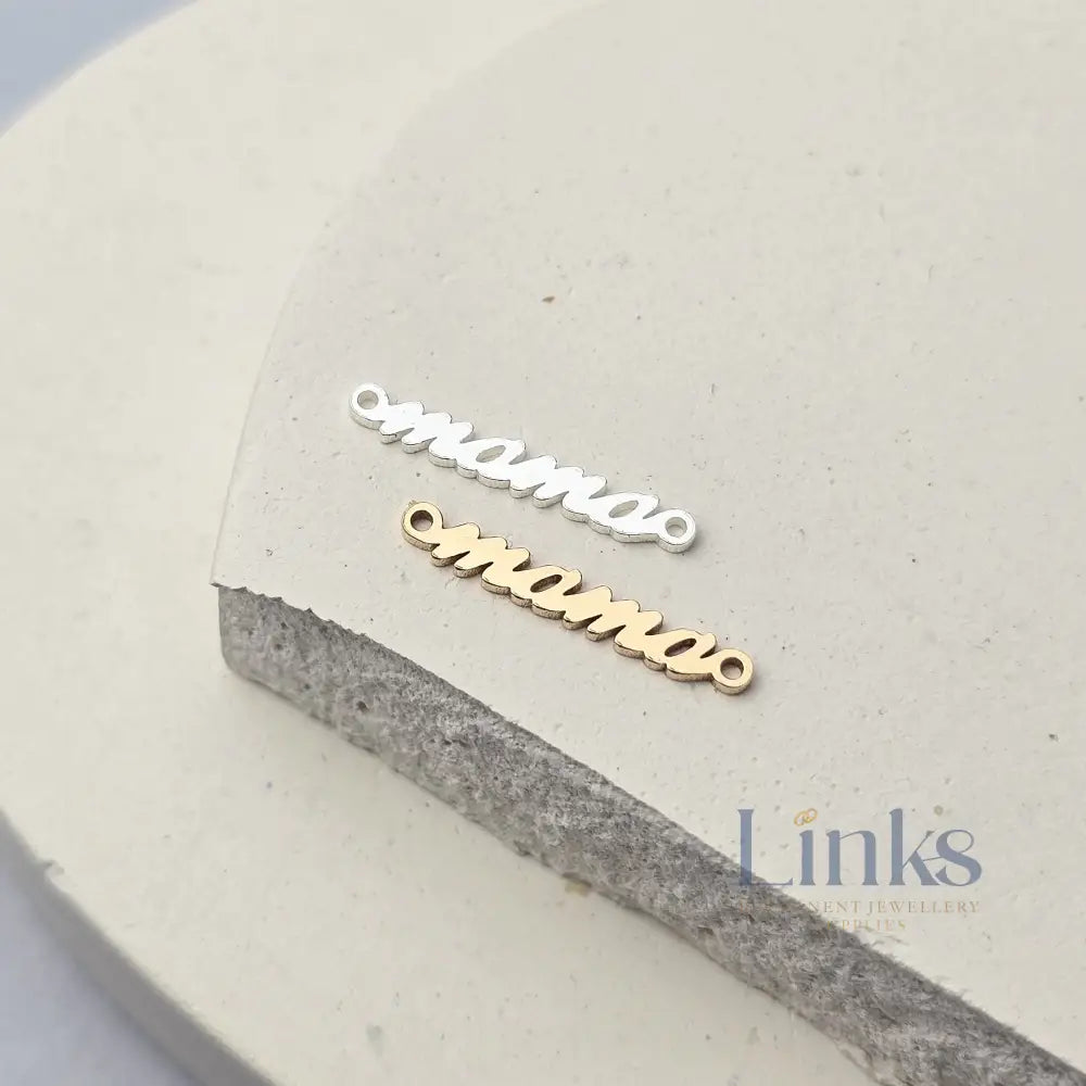 Mama Connector -14k Gold Filled & 925 Sterling Silver