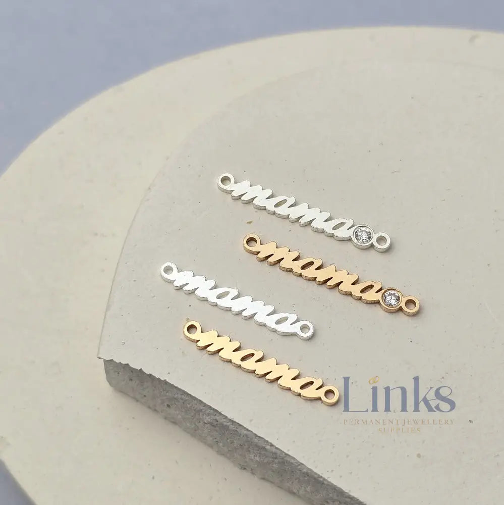 Mama Connector -14k Gold Filled & 925 Sterling Silver