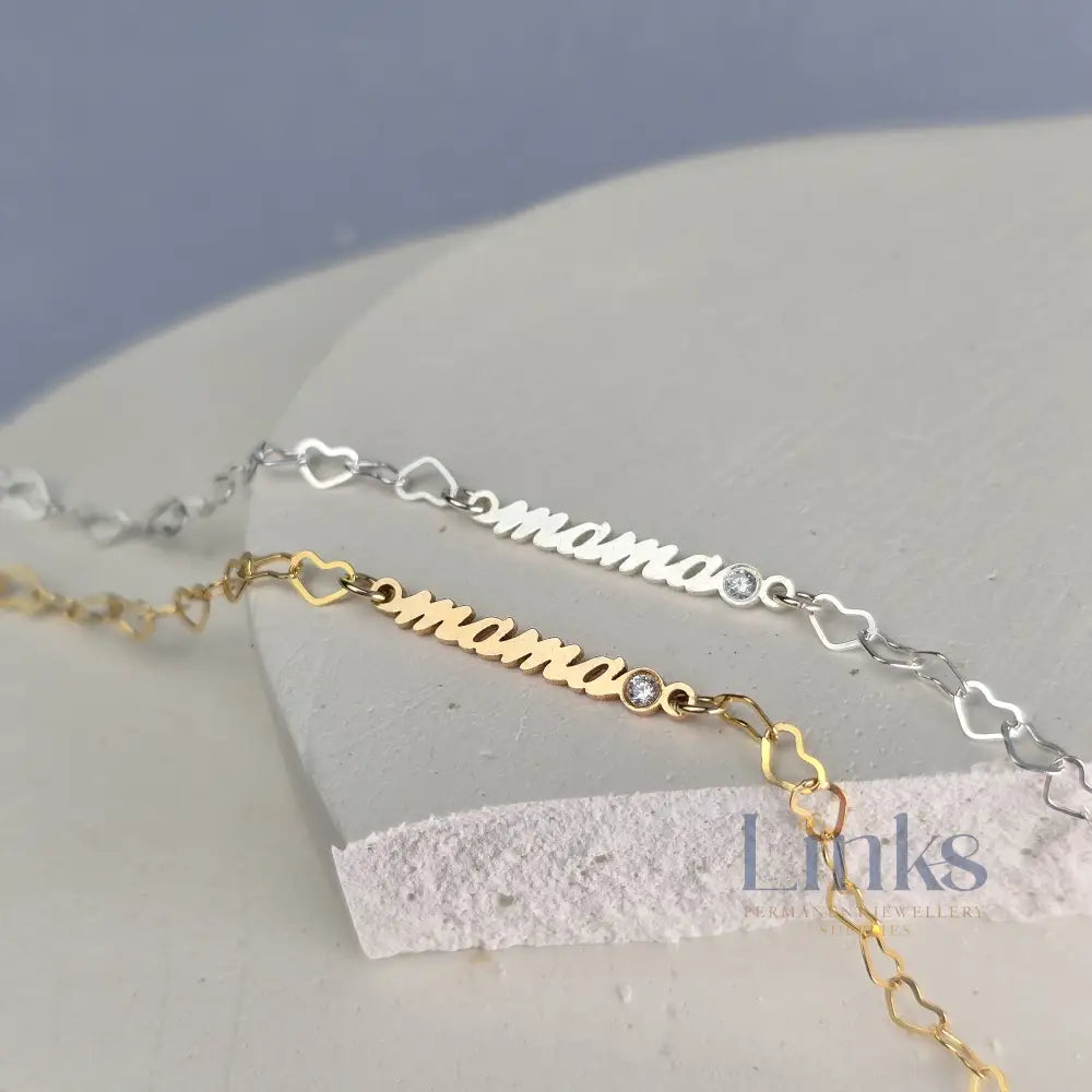 Mama Crystal Connector -14k Gold Filled / 925 Sterling Silver