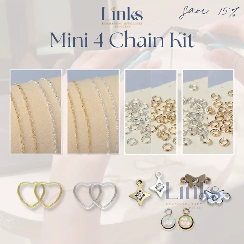 Mini 4 Chain Permanent Jewellery Starter Kit