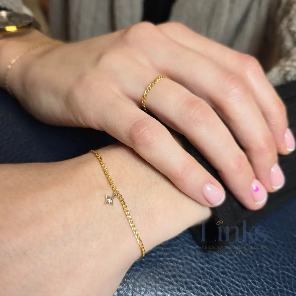 Mini Cubic Zirconia Star Charm - Links Permanent Jewellery Supplies