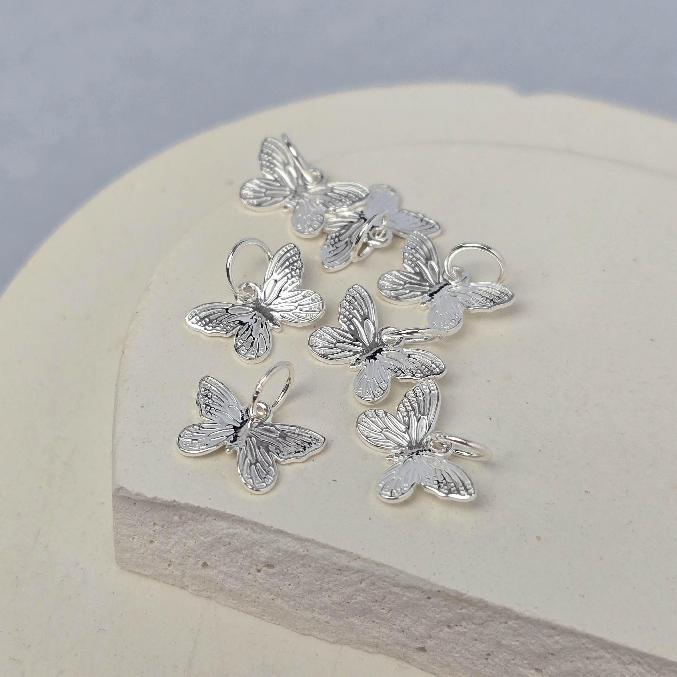 Sterling Silver Butterfly Charm