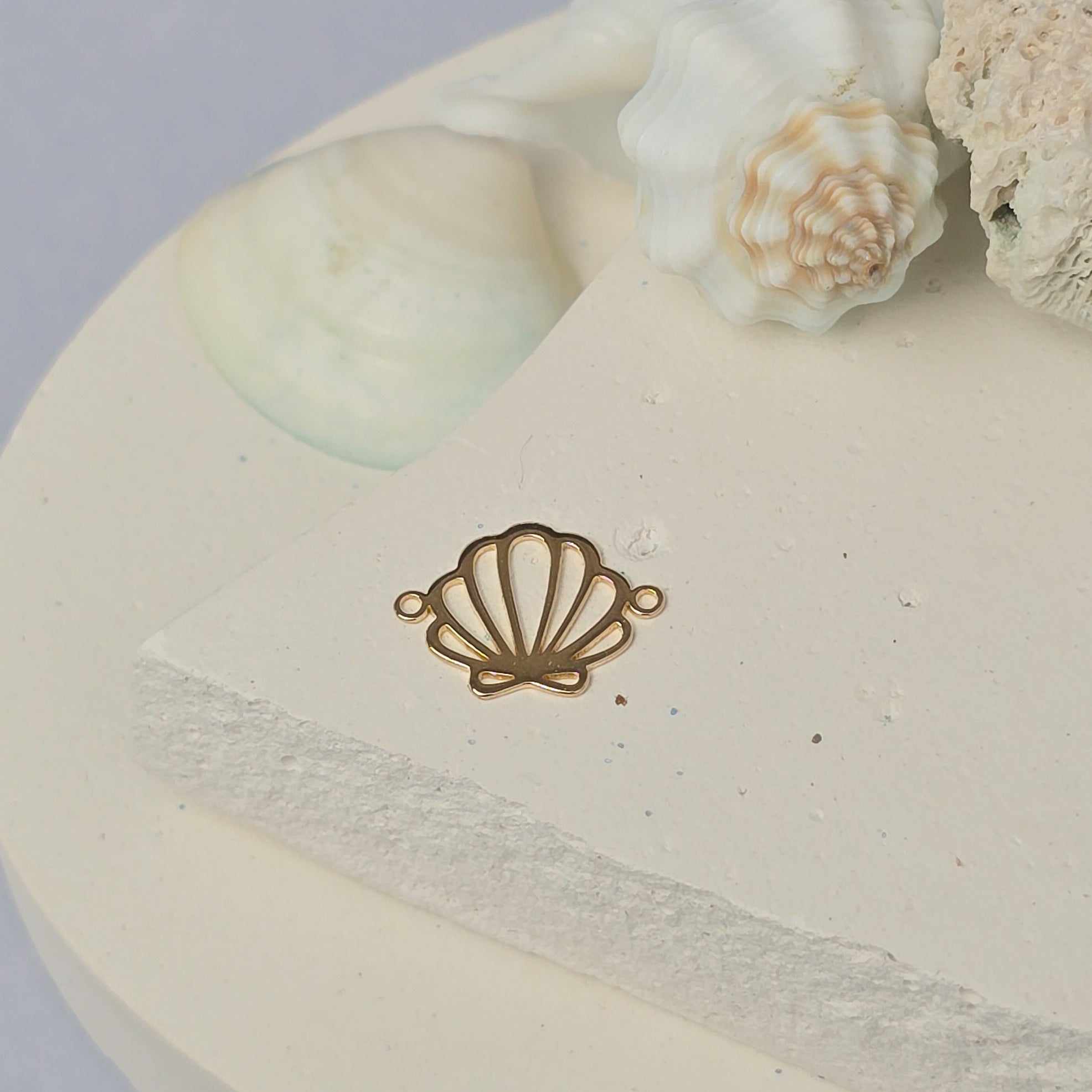 Sea Shell Connector Charm