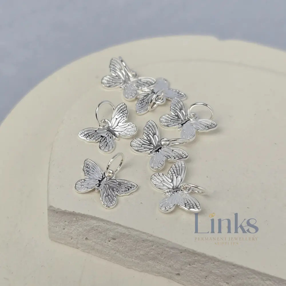 Sterling Silver Butterfly Charm