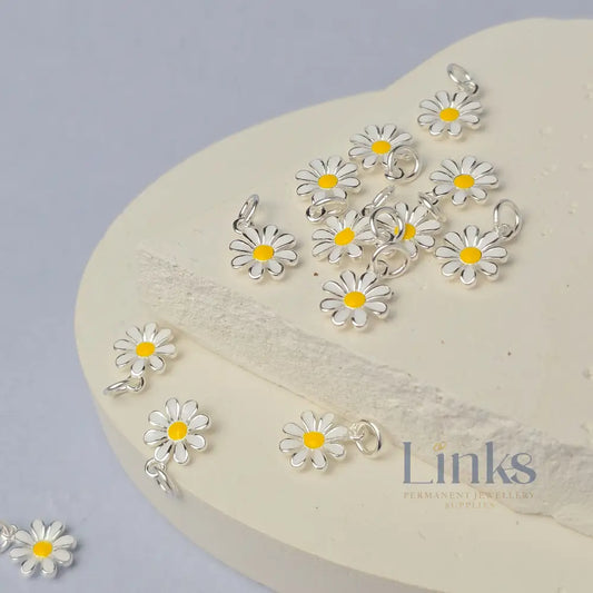 Sterling Silver Daisy Charm