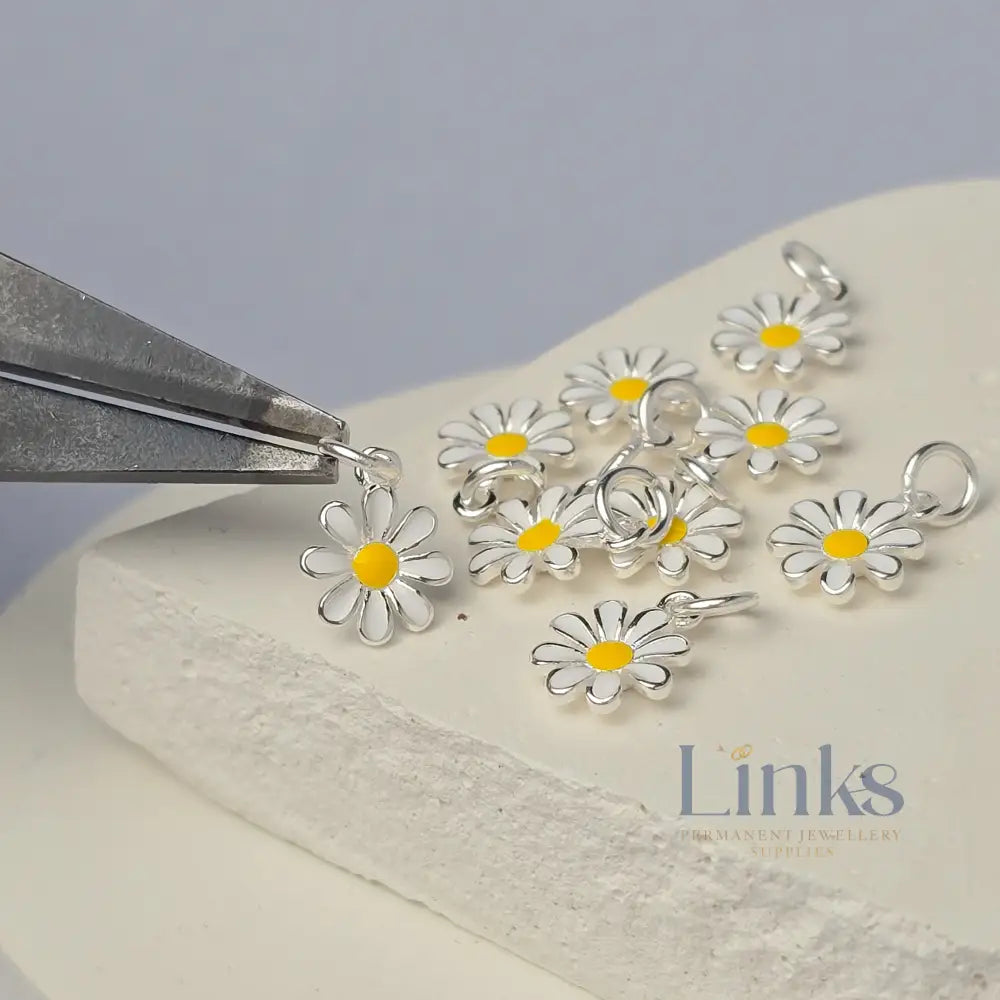 Sterling Silver Daisy Charm
