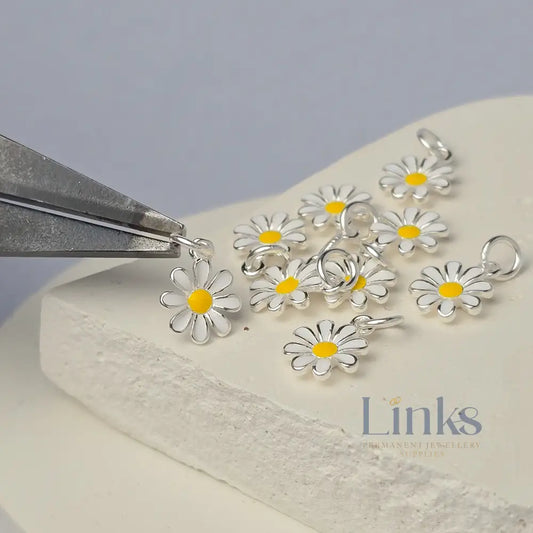 Sterling Silver Daisy Charm