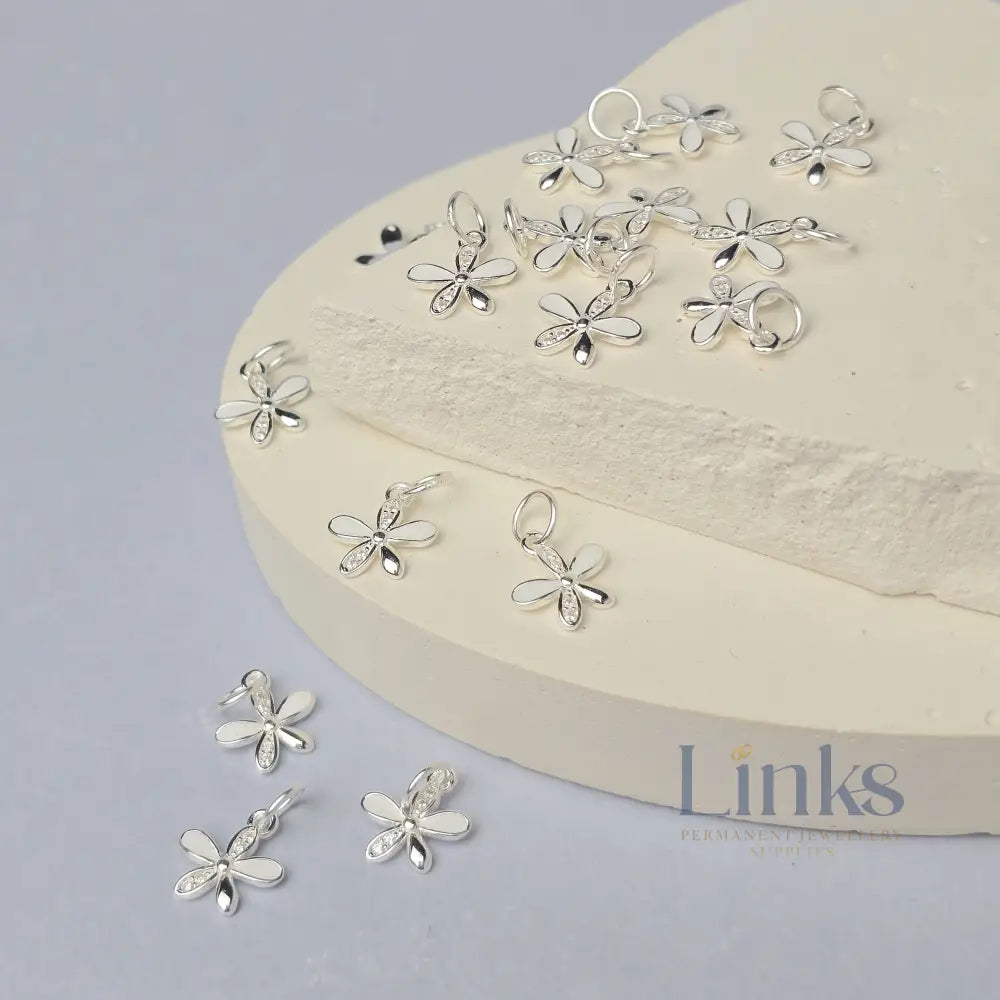 Sterling Silver Flower Charm