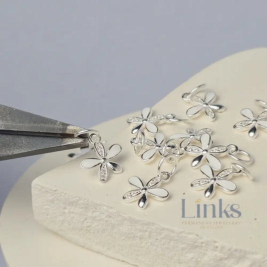 Sterling Silver Flower Charm