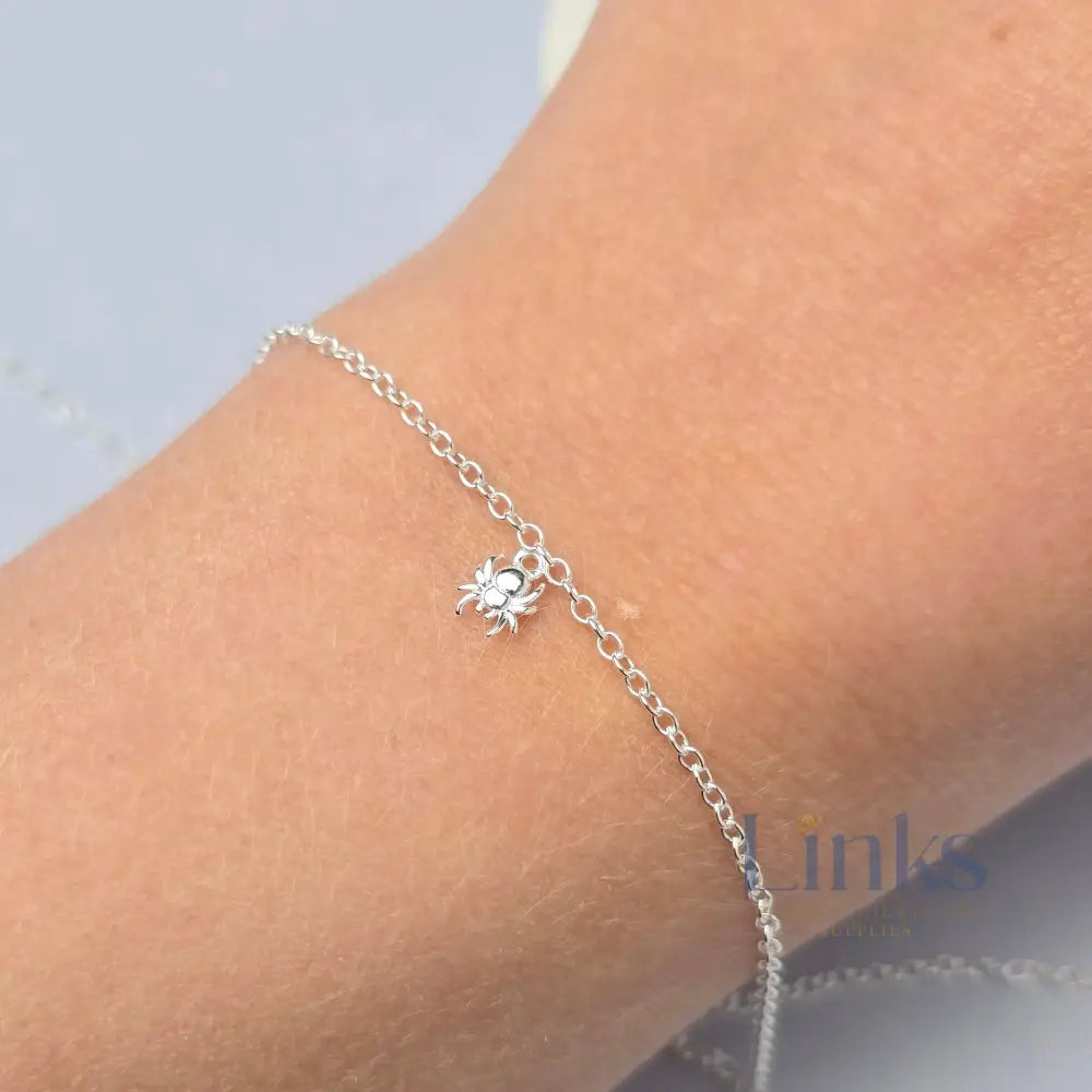 Sterling Silver Spider Charm
