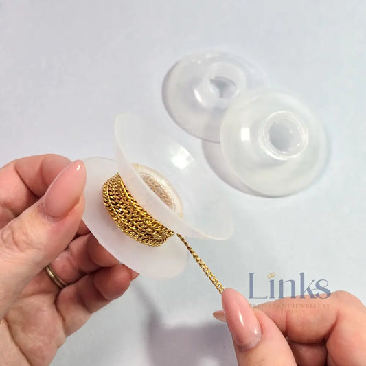 Tangle Free Silicone Spools For Chain Storage