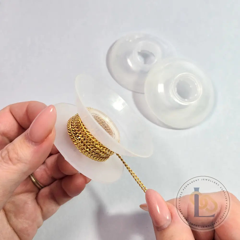 Tangle Free Silicone Spools For Chain Storage