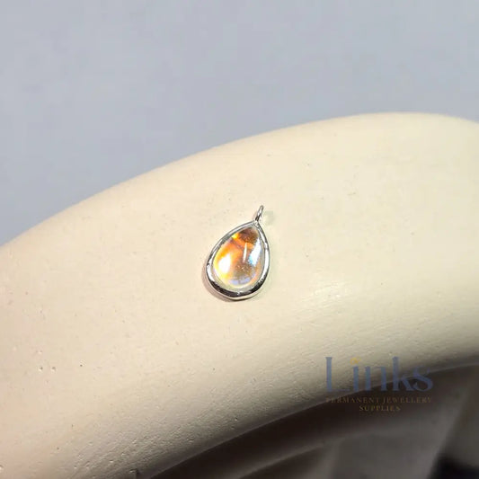 Teardrop Moonstone Pendant Charm