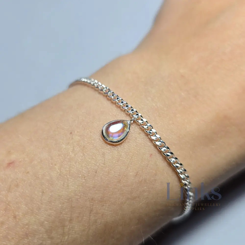 Teardrop Moonstone Pendant Charm