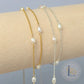 1.2mm Freshwater Pearl Chain - 925 Sterling Silver & 14k Gold Filled