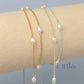 1.2mm Freshwater Pearl Chain - 925 Sterling Silver & 14k Gold Filled