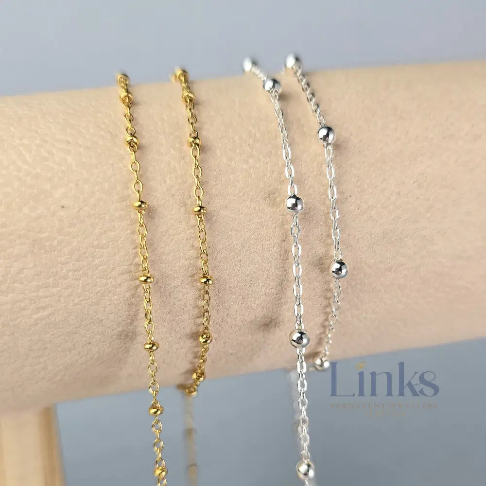 1.35mm Satellite Chain - 14K Gold Filled & 925 Sterling Silver