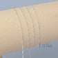 1.3mm Mini Figaro - 14k Gold Filled & 925 Sterling Silver Sterling Silver / 1 Meter