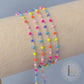 1.5mm Bright Rainbow Enamel Flat Cable Chain - 925 Sterling Silver & 14k Gold Filled