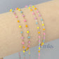 1.5mm Candy Enamel Flat Cable Chain - 925 Sterling Silver & 14k Gold Filled