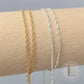 Rope Chain - 925 Sterling Silver & 14K Gold Filled