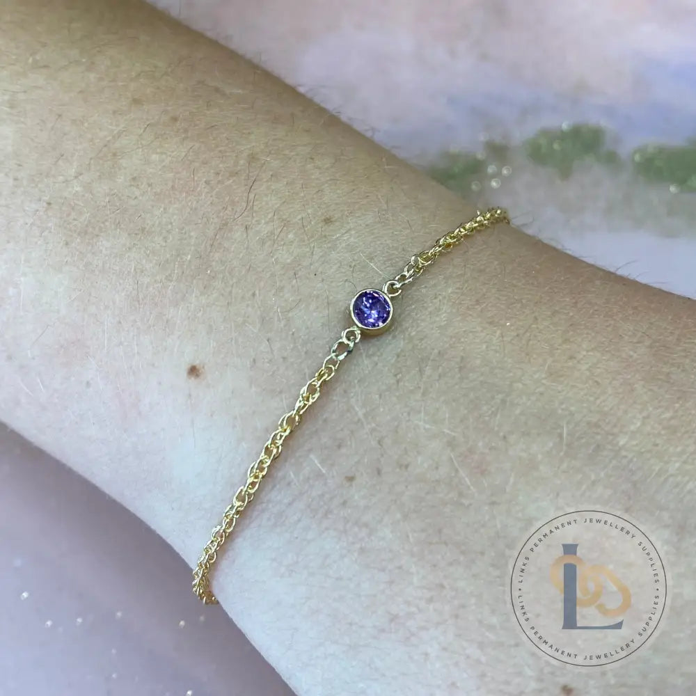 1.63mm 14K Gold Filled Rope Chain 1 meter