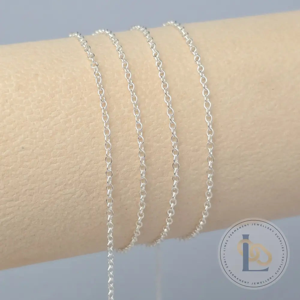 1.7mm Cable Chain - 14k Gold Filled & 925 Sterling Silver Sterling Silver / 1 Meter